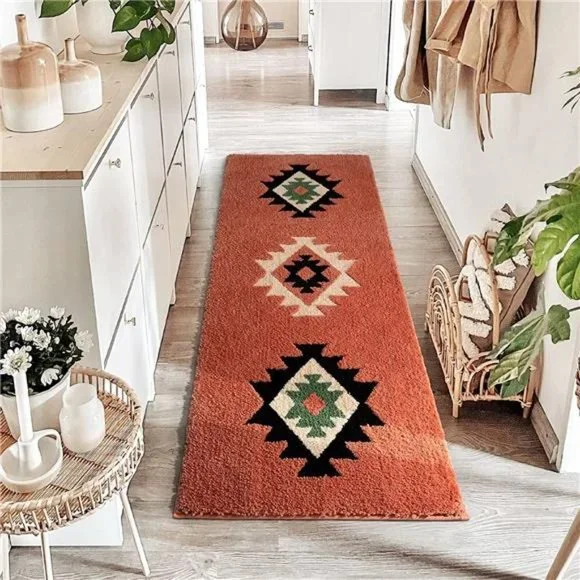 NEW Soft Boho Area Runner Rug